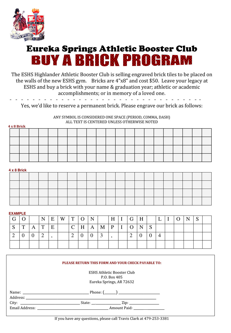 Eureka SPrings Brick Form